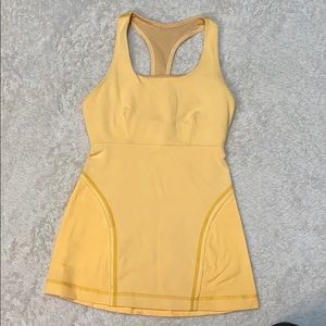 Mustard lululemon tank